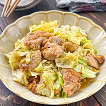 【鶏肉とキャベツのみそだれ炒め】あるもので簡単すぐできる♡