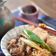 家庭料理の定番！おいしい肉豆腐【作り置き】