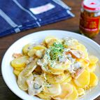 意外な美味しさでやみつき！！じゃがいもとザーサイのクリーム煮
