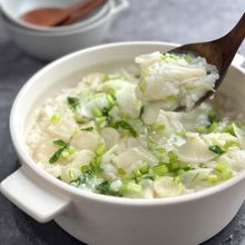 だしパックのやさしい七草粥【炊いたごはんから作るから簡単♪】