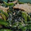 1258835の作ってみた!投稿(豚こまとほうれん草ごまマヨ炒め)