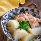 煮るだけ簡単！ほろほろ手羽元と大根の旨だし塩煮