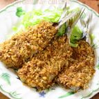 揚げない！【イワシのフライ風】サクサクッ♪そのままで美味しい