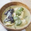 神楽南蛮とナスの旨辛和風グリーンカレー【ご飯がすすむ】