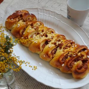 たまねぎマダムの作ってみた!投稿(北欧パンキャネールレングデル*シナモンロール生地アレンジ♪)