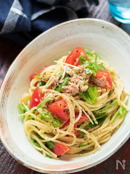 ポン酢冷製パスタ