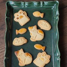 バターなしでもサクサク！【米粉ときな粉の型抜きクッキー】
