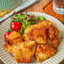 【鶏むね肉のから揚げ】ノンフライヤーで超ヘルシー♪
