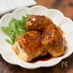 ご飯が進む！詰めるだけ簡単【油揚げつくね】