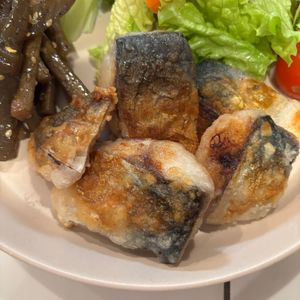 mi-koの作ってみた!投稿(簡単節約☆冷凍サバの揚げない塩唐揚げ。)