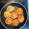 こねない時短!豚薄切り肉でれんこん挟み焼きの工程5