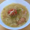 Tsuneaki Okadaの作ってみた!投稿(千切り野菜のあったかスープ)