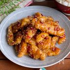奪い合いになっちゃう美味しさ「鶏胸肉の甘辛スティックチキン」
