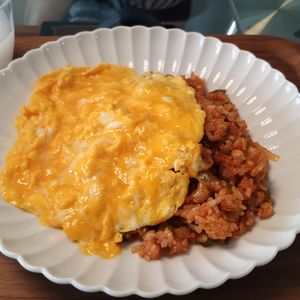 ゆの作ってみた!投稿(ご馳走チキンライス♩)