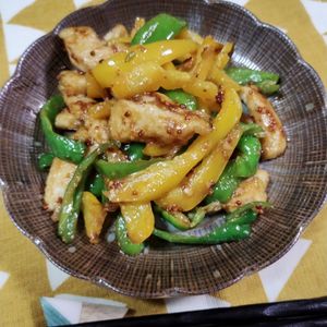 M＊Pの作ってみた!投稿(【鶏むね肉とピーマンの味噌マスタード炒め】ご飯がすすみます！)