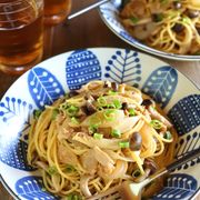 新玉ねぎとツナの和風スパゲッティ