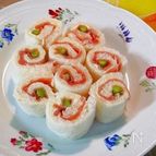 生ハムのぬるチーズロールサンドイッチ♪