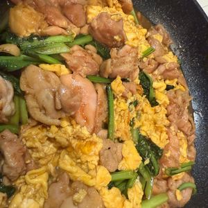 はるるのままの作ってみた!投稿(子供が爆食いする!激うま♡︎焼き鳥たま丼)