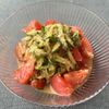 mi♡の作ってみた!投稿(トマトときゅうりのツナ入り棒棒鶏風ごまだれサラダ)
