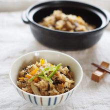 浸水なしの炊飯器で作る五目おこわ