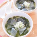 大根とわかめの中華スープ♡我が家の定番スープです♪