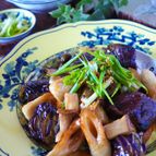 【レンジだけで完成】なすとちくわ、エリンギのコクうまタレ炒め