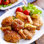 【鶏肉と長ネギのごま味噌照り】絶品☆味噌ダレでご飯が進む♪