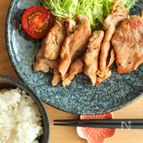 下味冷凍の豚肉の生姜焼き