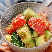 アボカドとトマトときゅうりの中華サラダ【#簡単#やみつき】