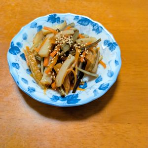 ゆきまる🐬🫧の作ってみた!投稿(食卓にあるとうれしい♪【さつま揚げ入りきんぴらごぼう】)