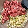 【牛肉とにんにくの芽の中華炒め】調味料全て小さじ2！の工程2
