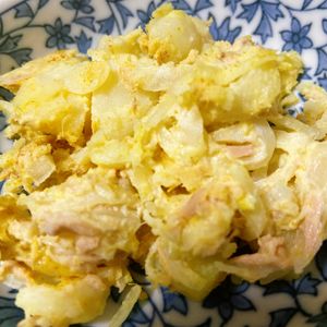 haru*の作ってみた!投稿(新じゃがとツナで、カレー風味の簡単ポテサラ)