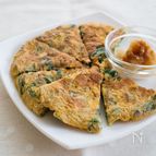 『青ねぎと舞茸の和風オムレツ』＃簡単