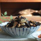 ひじきと大豆のキムチの炒め