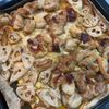 ぺんぎん？の作ってみた!投稿(副菜も同時に！【シャキ旨れんこんと香ばし照り焼きチキン】)