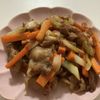 mikiの作ってみた!投稿(食欲そそる♡ネギの香りたっぷり【豚肉と長ネギのコク旨炒め】)