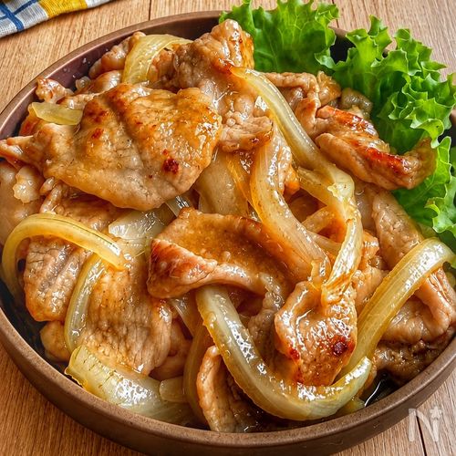 10分爆速おかず♪【豚こま玉ねぎのガーリックバター醤油炒め】