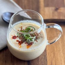 レンチン＆混ぜるだけ！冷たい豆乳スープ（シェントウジャン風）