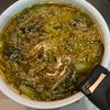 ぺんぎん？の作ってみた!投稿(【もやしと小松菜の豚そぼろ味噌スープ】ご飯を入れても最高♡)
