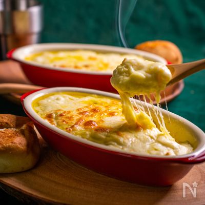 さつまいものミルク煮グラタン