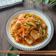 簡単さっぱり♡【鶏胸肉の南蛮漬け】