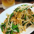 【ニラともやしの中華炒め】5分で完成！ スピード副菜♪