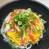 楽ラク手抜キッチン🐶🐾の作ってみた!投稿(レンジで作る!かに玉あんかけうどん)