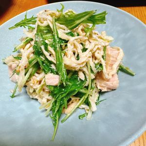 naoの作ってみた!投稿(水戻し不要♪『切り干し大根と水菜のマヨポンサラダ』)