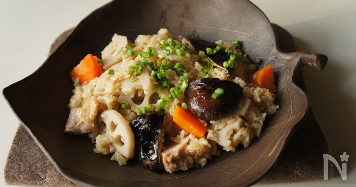 根菜の中華風炊き込みご飯 | レシピサイトNadia