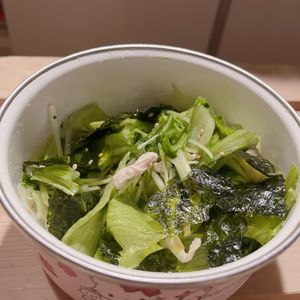 あーちゃん·͜· ♡の作ってみた!投稿(レタスと水菜のやみつきチョレギ風サラダ)