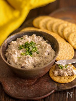 旨みたっぷりきのこのディップ