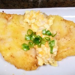 884398の作ってみた!投稿(【白身魚のサクサクフライの簡単タルタルのせ】)