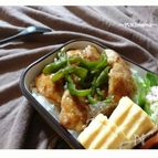 お弁当に〜醤油麹ヨーグルトのささみピーマン(作りおき)〜