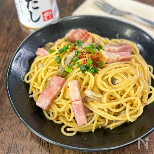 【ワンパン白だしペペロンチーノ】うま味爆発の極上パスタ